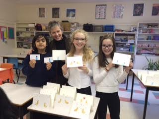 Giving a Thumbs Up to Their Twinned School in Kenya