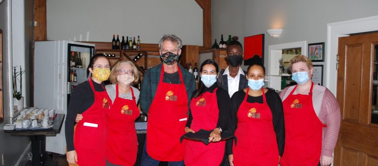 Asante to Chef Emily Wells for a $10,000 donation from the Thanksgiving Weekend Fundraising Dinners