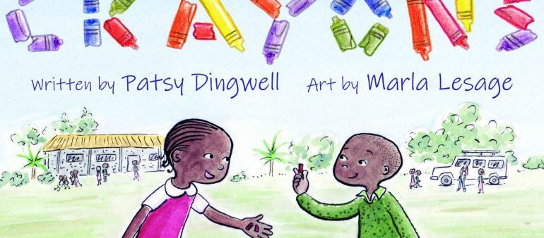Celebrating the launch of Broken Crayons by Patsy Dingwell