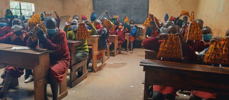 Female hygiene kits help girls stay in school in rural Kenya